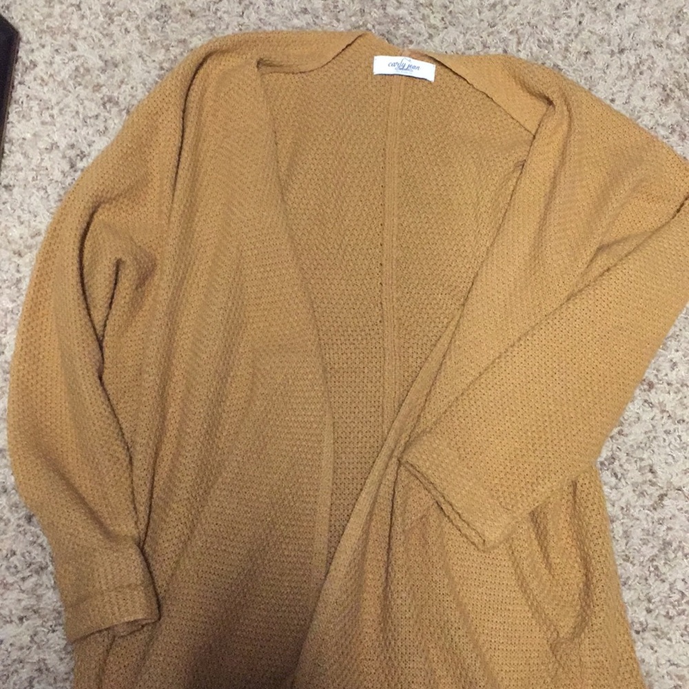 Haven Mustard Cardigan Carly Jean Los Angeles
